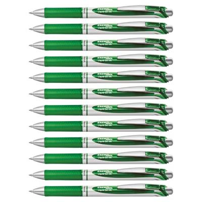 Gelschrijver Pentel BL77 Energel medium groen | 12 stuks Gelschrijver Pentel BL77 Energel medium groen | 12 stuks