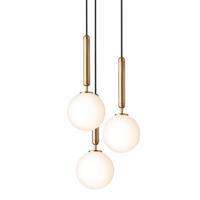 Nuura Miira 13 Hanglamp - Messing - Wit - thumbnail