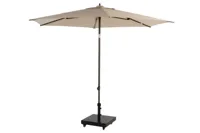 4 Seasons Outdoor | Azzurro Parasol Ø300 cm | Wenge Frame Beach - thumbnail