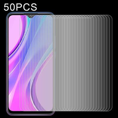 Voor Xiaomi Redmi 9 (India) 50 PCS 0.26mm 9H 2.5D Gehard glas film