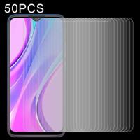 Voor Xiaomi Redmi 9 (India) 50 PCS 0.26mm 9H 2.5D Gehard glas film - thumbnail