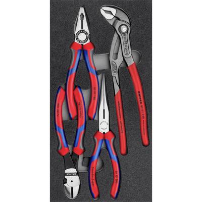 KNIPEX tangen-set basic 00 20 01 v15 tangenset (4-delig)