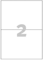 Etiket Avery Zweckform LR3655 210x148mm A5 recycled wit 200 etiketten | 5 stuks - thumbnail