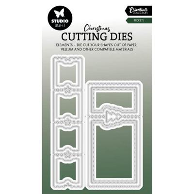 Studio Light • essentials cutting dies christmas ticket