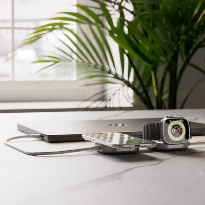 ZENS Inductie lader 20 W ZECC07W ZECC07W/00 Uitgangen Qi-standaard, Apple MagSafe, USB-C Wit