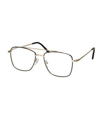 Spectrum leesbril vintage piloot metaal goud/zwart 2.50