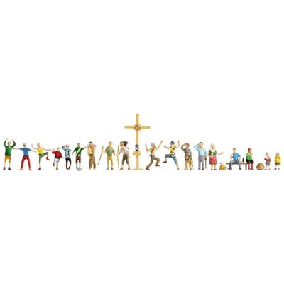 NOCH 16140 H0 In de bergen figuren Geverfd, Staand, Zittend NOCH 16140 H0 In de bergen figuren Geverfd, Staand, Zittend