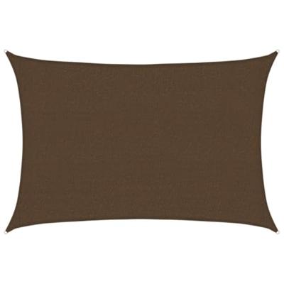 VidaXL Zonnezeil 160 g/m² 2,5x3,5 m hdpe bruin VidaXL Zonnezeil 160 g/m² 2,5x3,5 m hdpe bruin