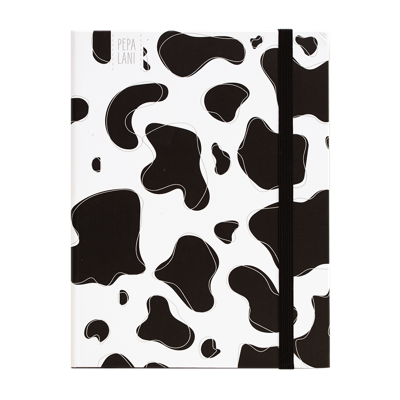 Pepa Lani Notitieboek A5 Black & White Cow