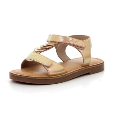 Leren kindersandalen Preziosa 959992-30-133 KICKERS® rozen