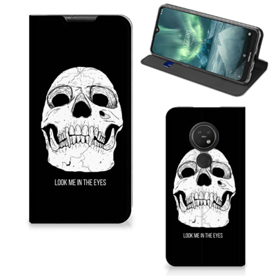 Mobiel BookCase Nokia 6.2 | 7.2 Skull Eyes Mobiel BookCase Nokia 6.2 | 7.2 Skull Eyes
