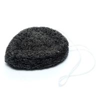 Natuurlijke Konjac Spons met Bamboe Houtskool (7-8 cm) - thumbnail