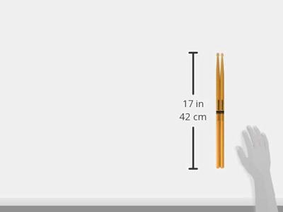 Promark R5AAGC Rebound 5A ActiveGrip Clear drumstokken Promark R5AAGC Rebound 5A ActiveGrip Clear drumstokken