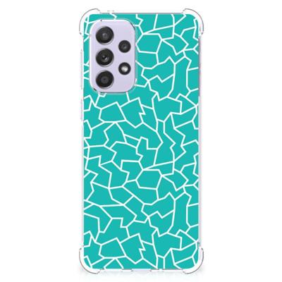 Samsung Galaxy A33 Back Cover Cracks Blue Samsung Galaxy A33 Back Cover Cracks Blue