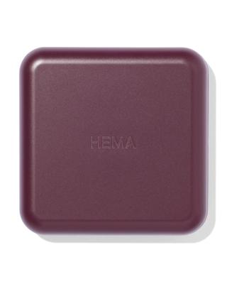 HEMA Hervulbaar poederdoosje voor blush en highlighter donkerrood