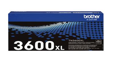 Brother toner, 6.000 pagina's, OEM TN-3600XL, zwart Brother toner, 6.000 pagina's, OEM TN-3600XL, zwart