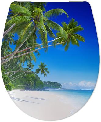 Saqu toiletbril met softclose en quickrelease 36,6x42,9cm multi