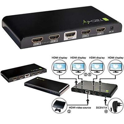 HDMI 1.4 Splitter a 4 vie