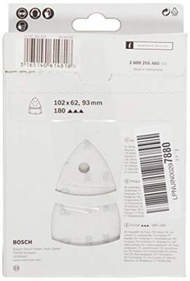 Bosch Accessoires Schuurblad | G180 | Wp | 11 Gaten | Velc | 10-delig - 2609256A65