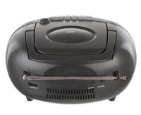 Cassetteradio met CD • FM-radio • Boombox • CD-speler • Stereo luidspreker • AUX-ingang • Net- / Batterijvoeding • Draagbaar • Zwart • Dual P 70 - thumbnail