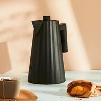 Alessi Plissé Waterkoker 1,7 l zwart - thumbnail