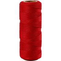 Creativ Company Bamboekoord, dikte 1 mm, rood, 65 m/ 1 rol - thumbnail