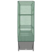 Plantenbak verhoogd met kashoes 120x40x138 cm rattanlook - thumbnail