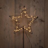 B.O.T. Outdoor Black Star On Stick 31,5X100 cm50Led Classic kerstverlichting Anna's Collection - Annas collection - thumbnail