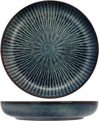 Cosy & Trendy Diepe Borden / Pastaborden Atlantis Stripe ø 24 cm - 4 Stuks