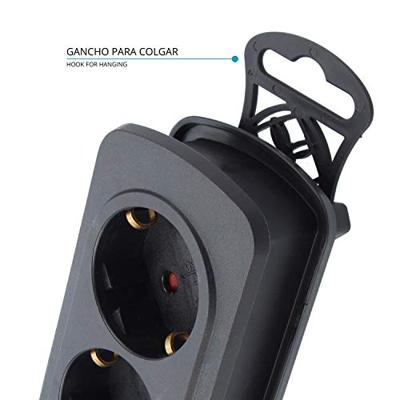 Stopcontactenstrip 6 Tomas met Interruptor TM Electron 250 V