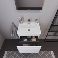 Wastafelkast Duravit No.1 Met 1 lade 54x42.6x47.8 cm Met Geïntegreerde Greep Mat Wit Duravit - thumbnail