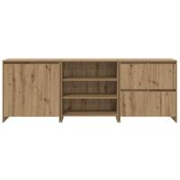 Dressoirs 3 pcs artisanaal eikenkleurig 70 x 41 x 75 cm - thumbnail