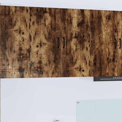 Keukenkast Kalmar Gerookt eiken 80 x 31 x 80 cm Bewerkt hout