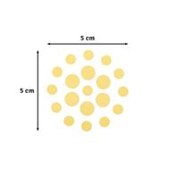 Vaessen Creative • figuurpons confetti bloem jumbo - thumbnail