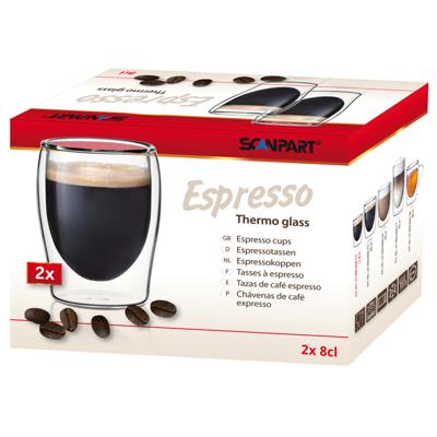 Scanpart 2790000074 Espresso Thermo Glazen 8cl A2 Scanpart 2790000074 Espresso Thermo Glazen 8cl A2