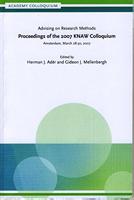 Advising on research methods: proceedings of the 2007 KNAW Colloquium Amsterdam, 28-30, 2007 (English Edition) - thumbnail