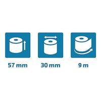Telrol exacompta 57mmx9mx12mm safecontact therm | 20 stuks - thumbnail