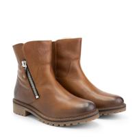 Travelin&apos; Women - Zipper boot - Cognac - Maat 36 - thumbnail