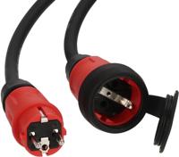 Brennenstuhl Professional verlengsnoer VN 1200 | IP44 | 10m | Zwart | H07RN-F 3G2,5 - 9162100110 - thumbnail