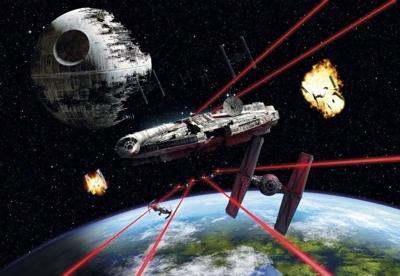 Komar Home Fotobehang Star Wars - Mill Falcon - 8-489