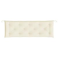 Tuinbankkussen 150x50x7 cm oxford stof crmekleurig - thumbnail