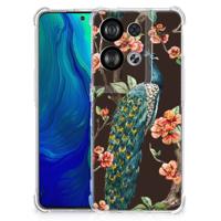OPPO Reno8 Case Anti-shock Pauw met Bloemen - thumbnail