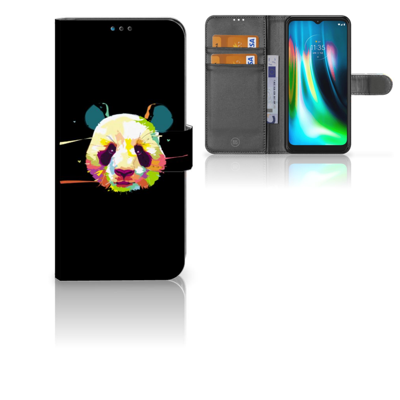 Motorola Moto G9 Play | E7 Plus Leuk Hoesje Panda Color Motorola Moto G9 Play | E7 Plus Leuk Hoesje Panda Color