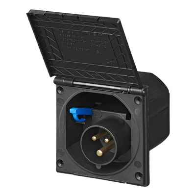 Pro Plus CEE WANDINVOERDOOS VIERKANT ZWART