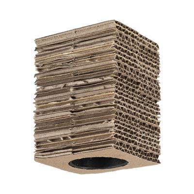 DIY lamphouders - Lamponderdelen - ø6 x 8.5 cm - E27 - Bruin - Vierkant - Ontworpen voor Hanglampen, Wandlampen