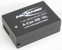 Ansmann A-Can NB 10L Camera-accu Vervangt originele accu NB-10L 7.4 V 850 mAh - thumbnail