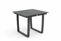 Tierra Outdoor hoge lounge tuintafel liv marble trespa 90x90x74cm charcoal - thumbnail