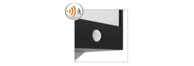 Macaw buitenwandlamp met sensor zwart verlichting Philips - Philips