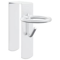 VidaXL Emmerhaken 3 st draagbaar gegalvaniseerd staal zilverkleurig - thumbnail