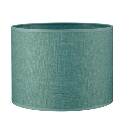 Lampenkap cilinder | rond | canvas | stoffen lampenkap | cilinderkap | Ø25cm H19cm | turquoise